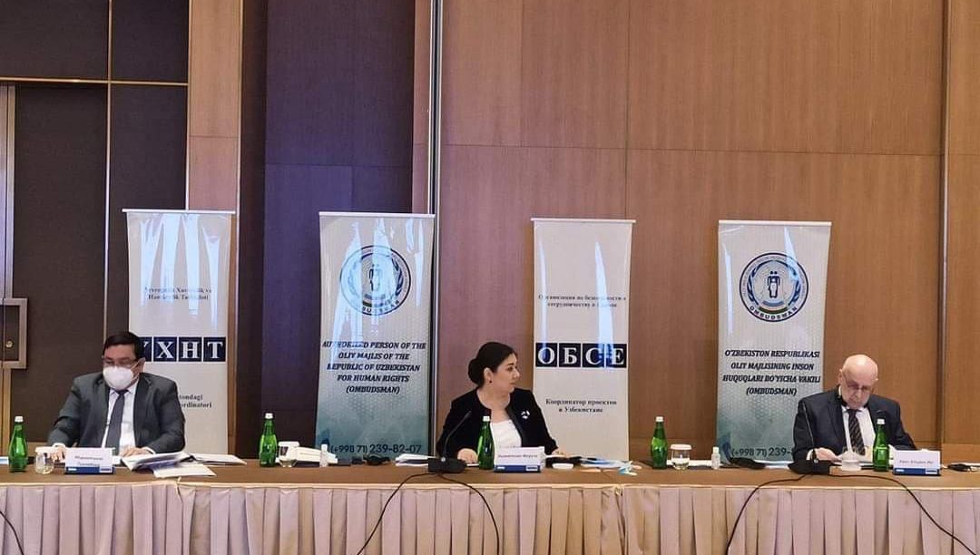 YXHTning O'zbekistondagi loyihalari koordinatori, O'zbekiston Respublikasi Oliy Majlisining Inson huquqlari bo'yicha vakili (Ombudsman), Inson huquqlari bo'yicha milliy markaz, Birlashgan Millatlar Tashkilotining Inson huquqlari bo'yicha Oliy komissari va INGO Penal Reform International idorasi bilan birgalikkda ''O'zbekistonda milliy preventiv mexanizmni xalqaro standartlarga asosida rivojlantirish istiqbollari'' mavzusidagi Xalqaro konferentsiyani tashkilashtirdi.