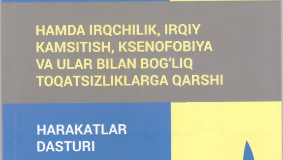 “Irqchilik, irqiy kamsitish, ksenofobiya va ular bilan bog'liq toqatsizliklarga qarshi Harakatlar dasturi hamda Durban deklaratsiyasi” kitob shaklida nashr etildi