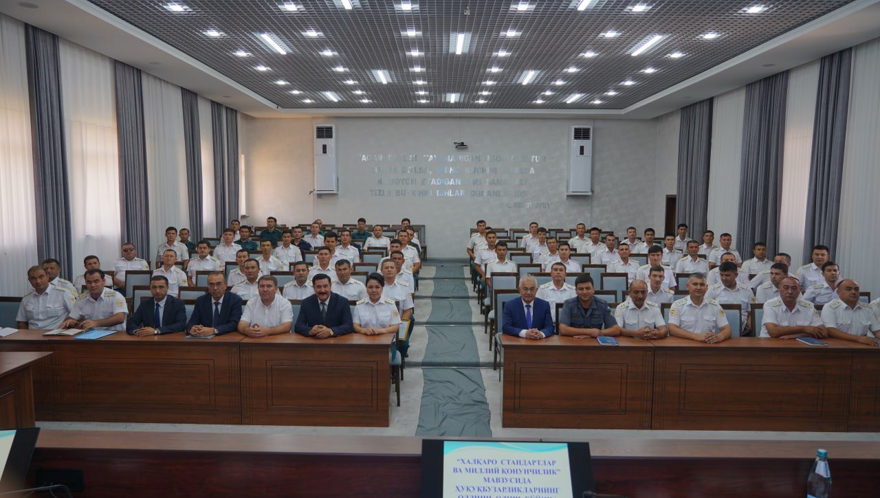 Sirdaryoda profilaktika inspektorlari uchun seminar-trening o‘tkazildi