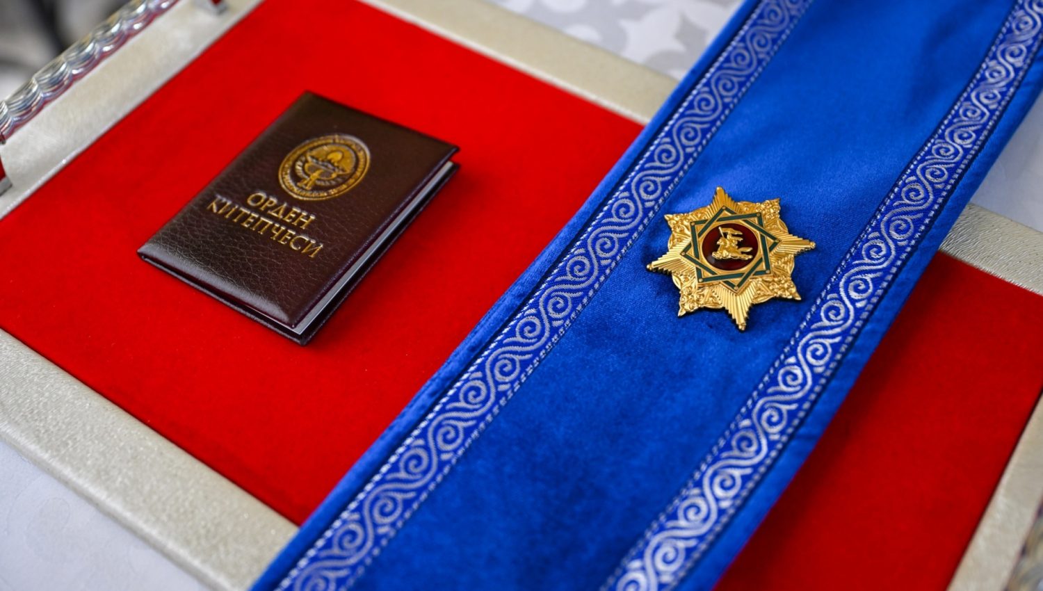 President of Uzbekistan awarded the Order of Manas, 1st Degree