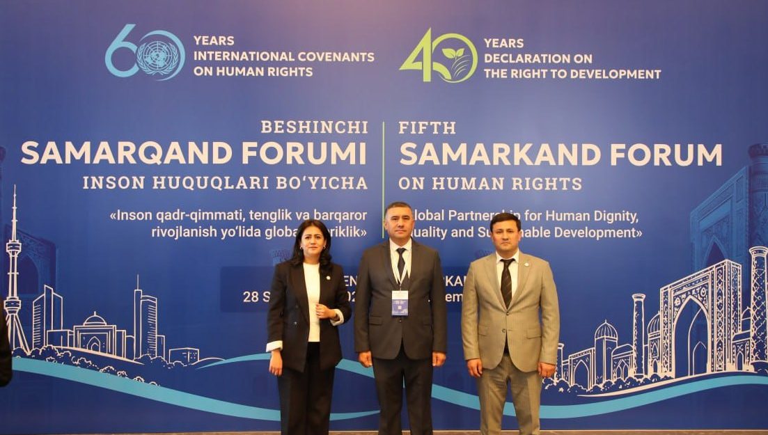 The 5th Samarkand Forum on Human Rights is being held