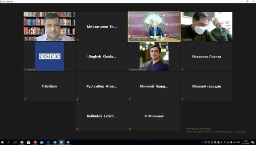 Milliy gvardiya va Harbiy-texnik institut rahbar shaxslari uchun vebinar