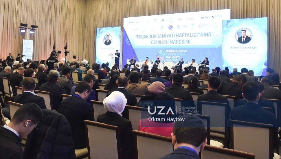 Toshkentda “Fuqarolik jamiyati haftaligi” tadbirlari boshlandi