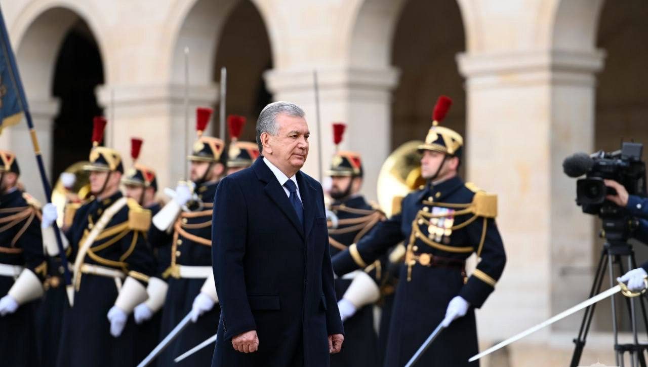 O‘zbekiston Respublikasi Prezidentini rasmiy kutib olish marosimi bo‘ldi