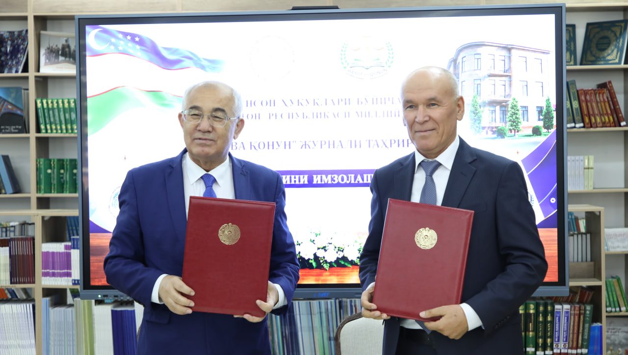 Inson huquqlari sohasidagi ta’lim va huquqiy nashrlar bilan hamkorlik istiqbollari