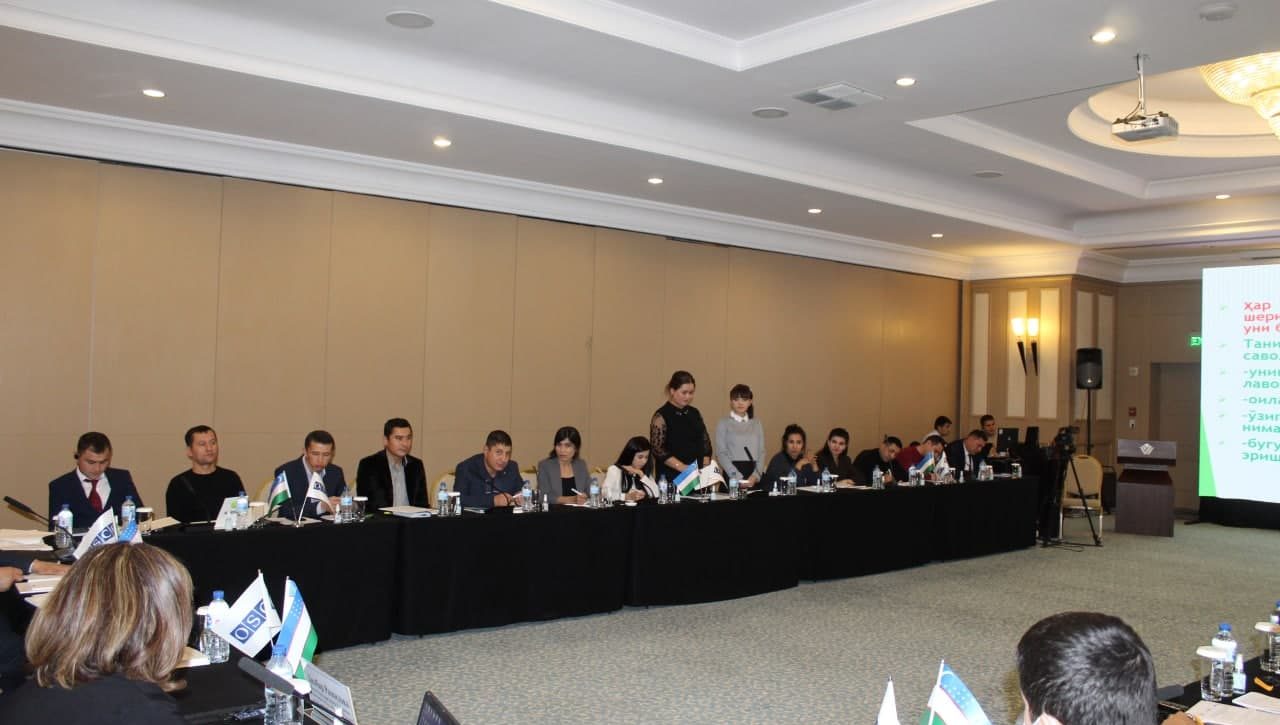 Milliy markaz axloq tuzatish muassasalarida xotin-qizlar murojaatlari bilan ishlash bo‘yicha trening o‘tkazmoqda