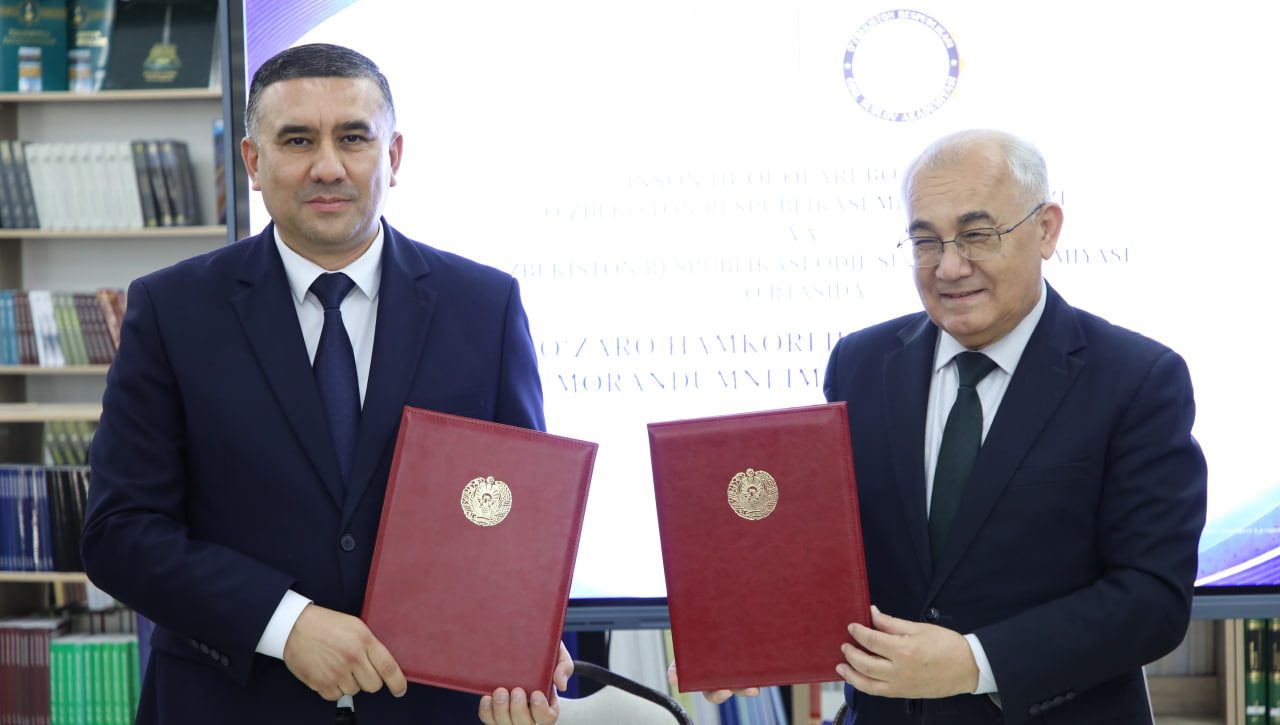 Milliy markaz va Odil sudlov akademiyasi o‘rtasida hamkorlik bo‘yicha memorandum imzolandi