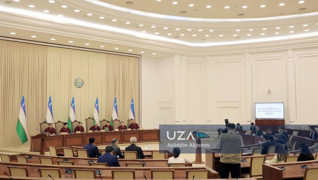 O‘zbekiston Respublikasi Konstitutsiyaviy sudining majlisi o‘tkazildi