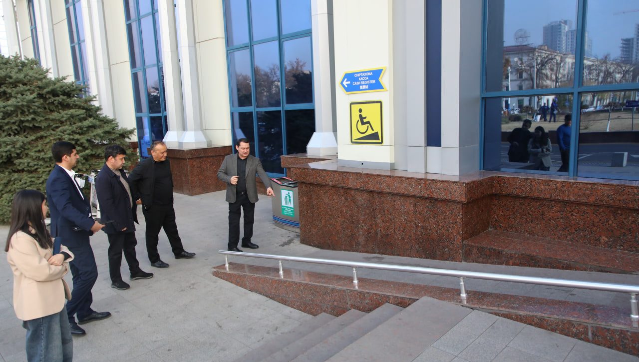 Poytaxtimizda nogironligi bo‘lgan shaxslarga yaratilgan sharoitlar yuzasidan monitoring o‘tkazildi