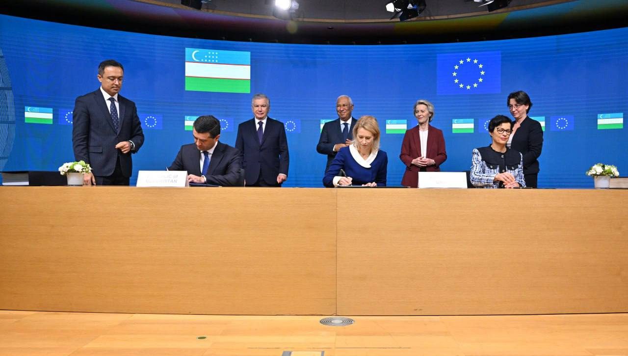 O‘zbekiston Respublikasi va Yevropa Ittifoqi o‘rtasida Kengaytirilgan sheriklik va hamkorlik to‘g‘risida tarixiy bitim imzolandi