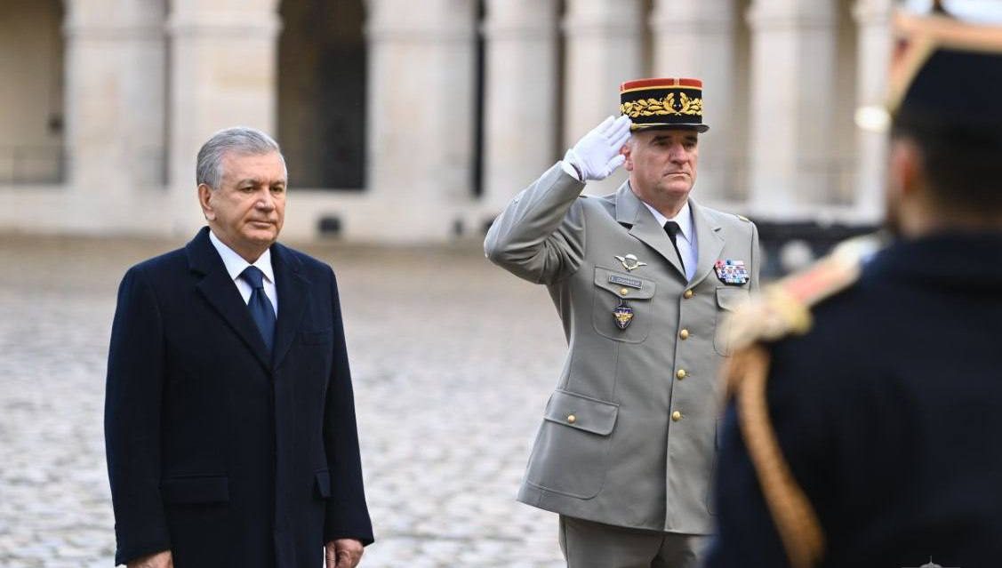 O‘zbekiston Respublikasi Prezidentini rasmiy kutib olish marosimi bo‘ldi