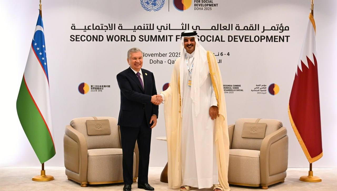 O‘zbekiston va Qatar yetakchilari strategik sheriklikni yanada kengaytirish masalalarini muhokama qildilar