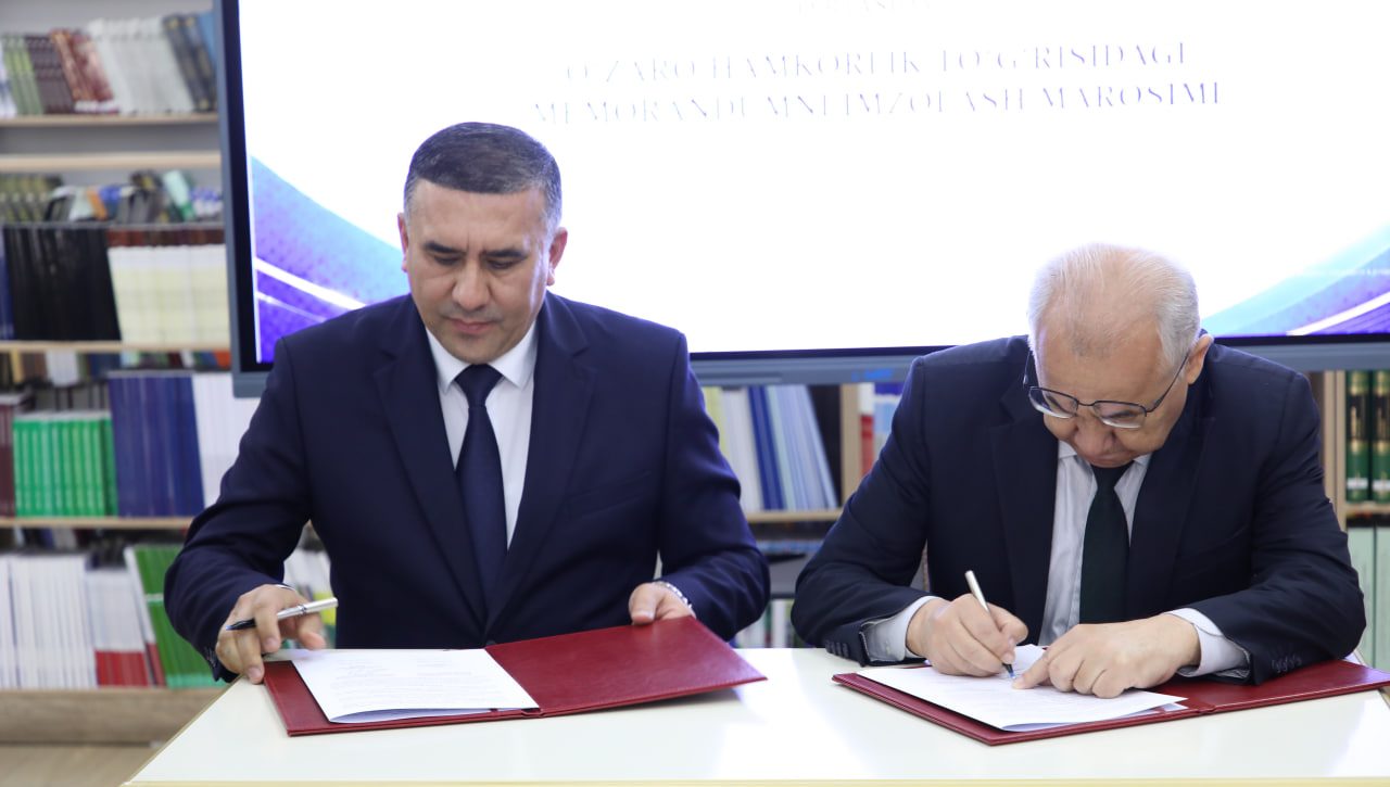 Milliy markaz va Odil sudlov akademiyasi o‘rtasida hamkorlik bo‘yicha memorandum imzolandi