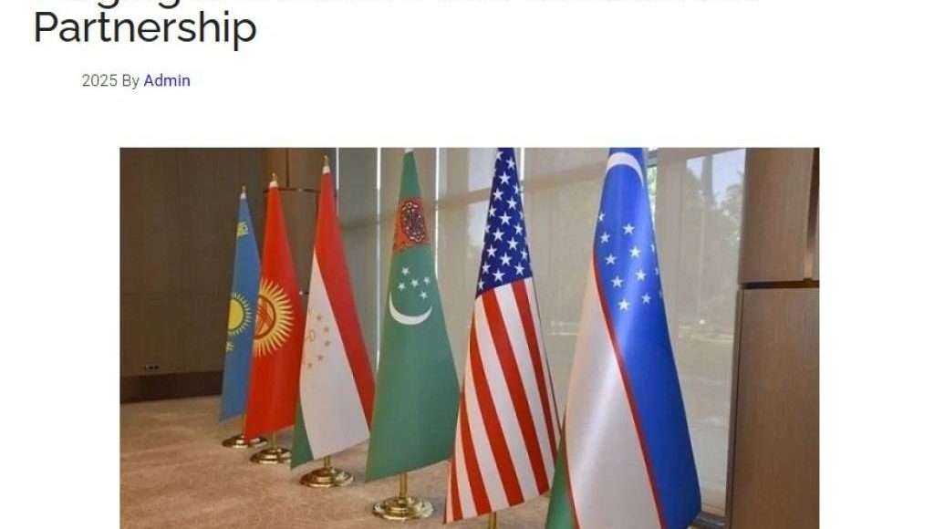 NCA: AQSH va Markaziy Osiyo o‘rtasidagi inklyuziv hamkorlik sari
