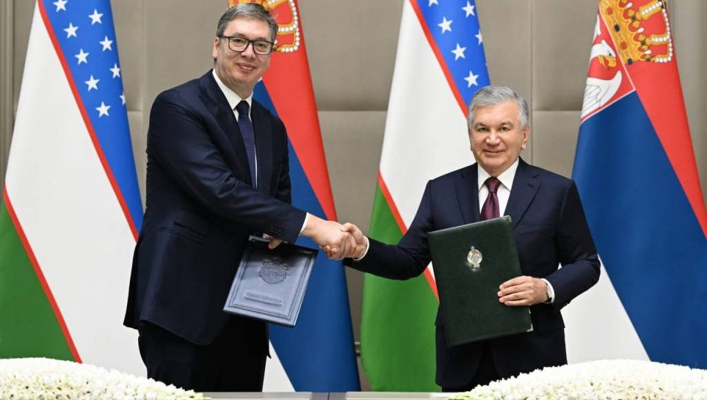 O‘zbekiston va Serbiya Prezidentlari Qo‘shma deklaratsiyani imzoladilar