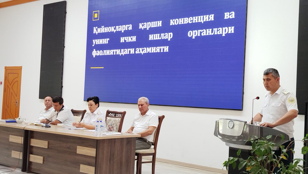 Denovda profilaktika inspektorlari uchun seminar-trening o‘tkazildi