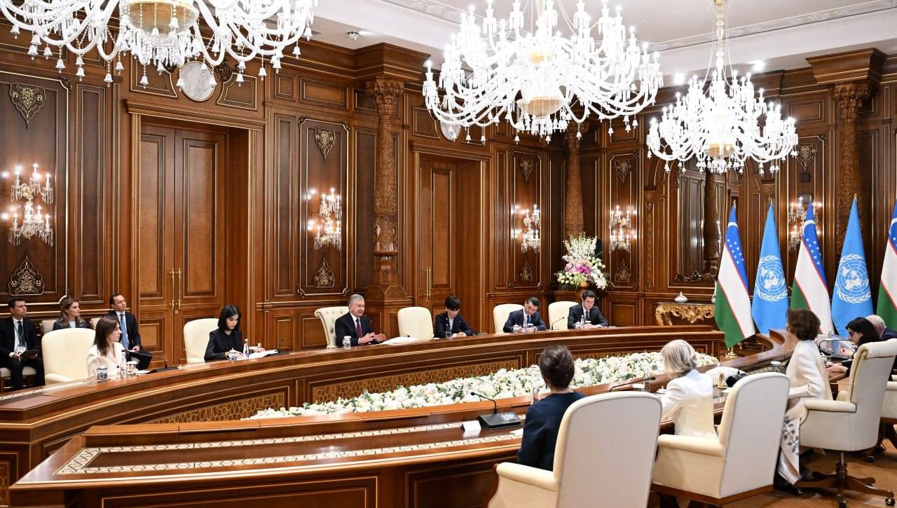 O‘zbekiston Prezidenti UNESCO bilan hamkorlikni yanada kengaytirish muhimligini qayd etdi