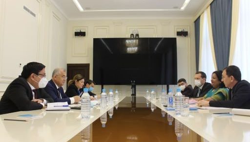 Birlashgan Millatlar Tashkilotining Giyohvandlik va jinoyatchilikka qarshi kurash bo'yicha Markaziy Osiyodagi mintaqaviy vakolatxonasi bilan uchrashuv to'g'risida