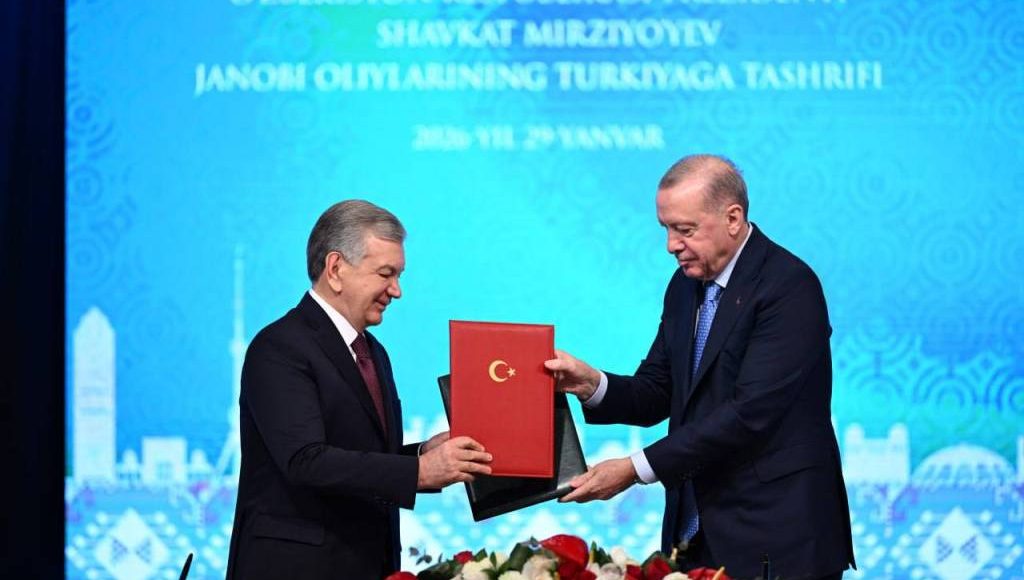 O‘zbekiston va Turkiya o‘rtasidagi keng qamrovli strategik sheriklik yanada rivojlantiriladi