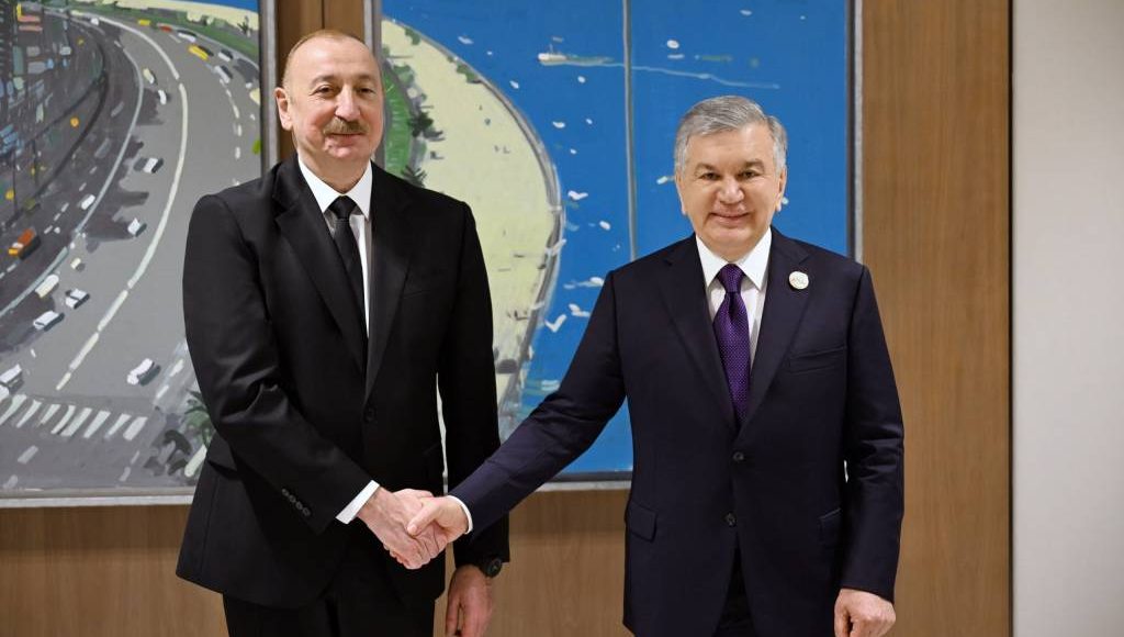 O‘zbekiston va Ozarbayjon yetakchilari oliy darajadagi kelishuvlarni amalga oshirish masalalarini muhokama qildilar