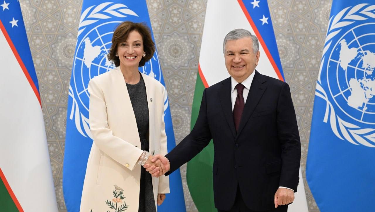 O‘zbekiston Prezidenti UNESCO bilan hamkorlikni yanada kengaytirish muhimligini qayd etdi