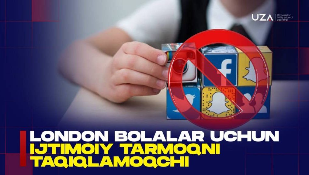 London bolalar uchun ijtimoiy tarmoqni taqiqlamoqchi (+video)