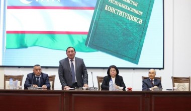 Oliy sud raisining birinchi o‘rinbosari samarqandlik bo‘lg‘usi huquqshunoslar bilan uchrashdi