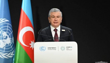 Address by the President of the Republic of Uzbekistan Shavkat Mirziyoyev at the UN Climate Change Conference (COP29)