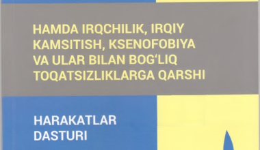 “Irqchilik, irqiy kamsitish, ksenofobiya va ular bilan bog'liq toqatsizliklarga qarshi Harakatlar dasturi hamda Durban deklaratsiyasi” kitob shaklida nashr etildi
