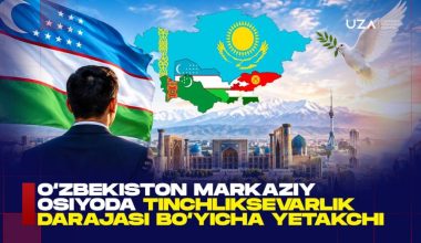 O‘zbekiston Markaziy Osiyoda tinchliksevarlik darajasi bo‘yicha yetakchi(+video)