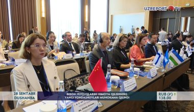  Inson huquqlarini himoya qilishning yangi yondashuvlari muhokama qilindi