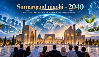 «Самарқанд нигоҳи – 2040»: инсон ҳуқуқлари соҳасида халқаро ҳамкорликнинг янги босқичи