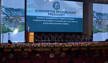 Bugun Toshkentda Kasaba uyushmalari kuni va O‘zbekistonda kasaba uyushmalari harakatining 120-yilligiga bag‘ishlangan tantanali tadbir bo‘lib o‘tdi