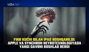 Fikr kuchi bilan iPad boshqarildi
