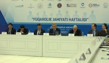 “Fuqarolik jamiyatining holati va rivojlanish tendensiyalari” to‘g‘risidagi Milliy ma’ruza taqdimoti o‘tkazildi