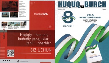 Konstitutsiya – xalqaro huquq qoidalari tasdig‘i