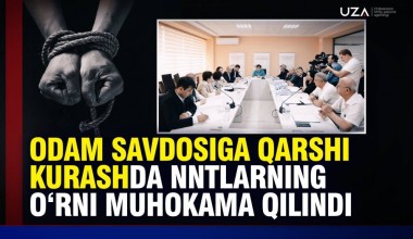 Odam savdosiga qarshi kurashda NNTlarning o‘rni muhokama qilindi (+video)