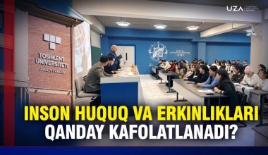 Inson huquq va erkinliklari bo‘yicha talabalarning bilimi oshirildi (+video)