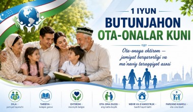 Ota-onaga ehtirom — jamiyat barqarorligi va ma’naviy taraqqiyot asosi 