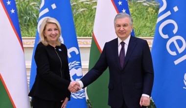 O‘zbekiston Prezidenti YUNISEF bilan sermahsul sheriklikni yuksak baholadi