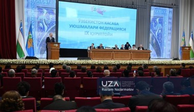 O‘zbekiston kasaba uyushmalari Federatsiyasining IX qurultoyi bo‘lib o‘tdi