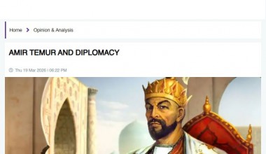 See.news: Amir Temur va diplomatiya