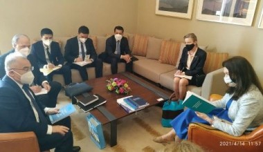 Inson huquqlari bo'yicha milliy markazda YeXHTning amaldagi raisi, Shvetsiya Qirolligi tashqi ishlar vaziri Ann Linde bilan uchrashuv bo'ldi