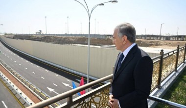 На улице Новый Узбекистан открыт автомобильный тоннель