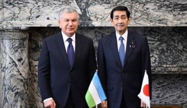 Ўзбекистон Президенти Япония Парламенти Маслаҳатчилар палатаси президенти билан учрашди