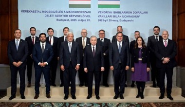 O‘zbekiston Prezidenti Vengriya ishbilarmonlari bilan hamkorlikning yangi kun tartibini taklif qildi