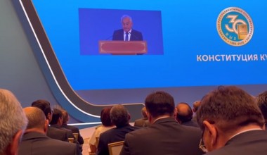 Akmal Saidov Astana shahrida Qozog‘iston Respublikasi Konstitutsiyasining 30-yilligiga bag‘ishlab o‘tkazilgan tantanali tadbirda so‘zga chiqdi