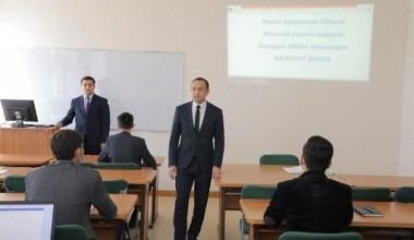 TDYUU “Davlat va huquq nazariyasi” kafedrasi o'qituvchisi Azizjon Xo'janazarov tashabbusi bilan “Xalqaro huquq va qiyosiy huquqshunoslik” fakul`teti talabalari uchun mahorat darsi tashkil  etildi.