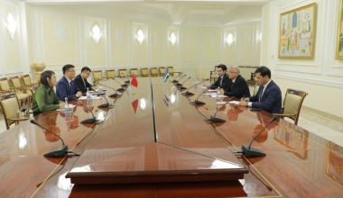A.Saidov Xitoy Xalq Respublikasining O‘zbekiston Respublikasidagi Elchisi Yuy Szyun bilan uchrashdi