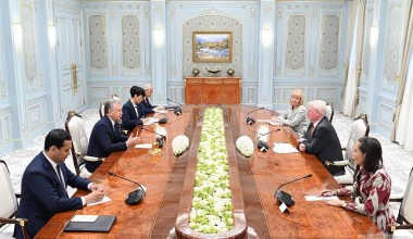 Prezident Shavkat Mirziyoevning Yevropa Ittifoqi delegatsiyasi bilan bo‘lib o‘tgan uchrashuvi  